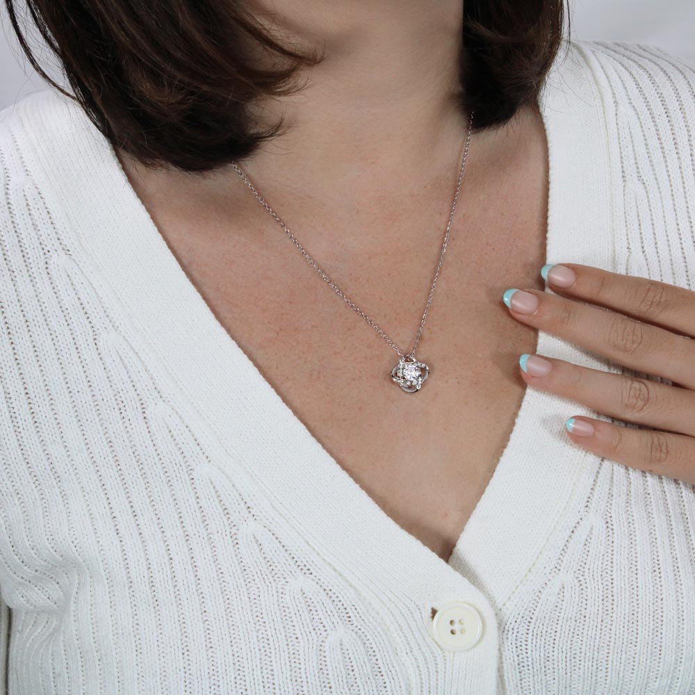 Eternal Bond Necklace – Gold-Plated with Cubic Zirconia