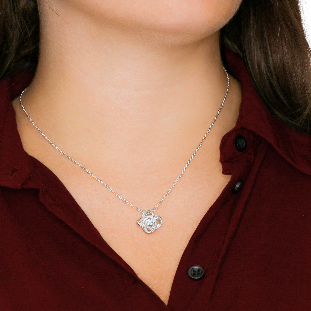 Eternal Bond Necklace – Gold-Plated with Cubic Zirconia
