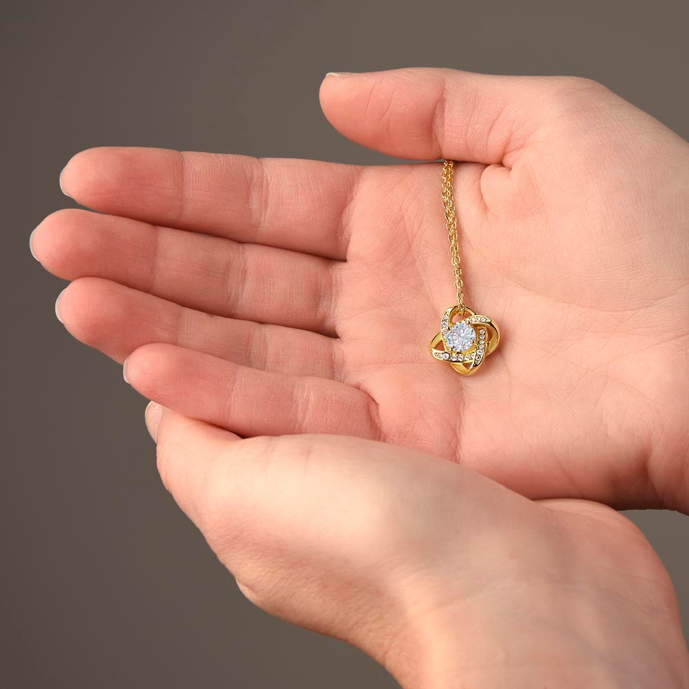 Eternal Bond Necklace – Gold-Plated with Cubic Zirconia