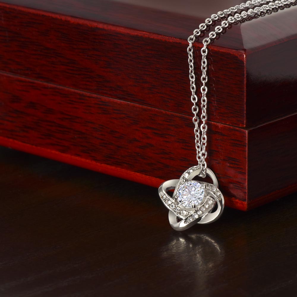 Eternal Bond Necklace – Gold-Plated with Cubic Zirconia