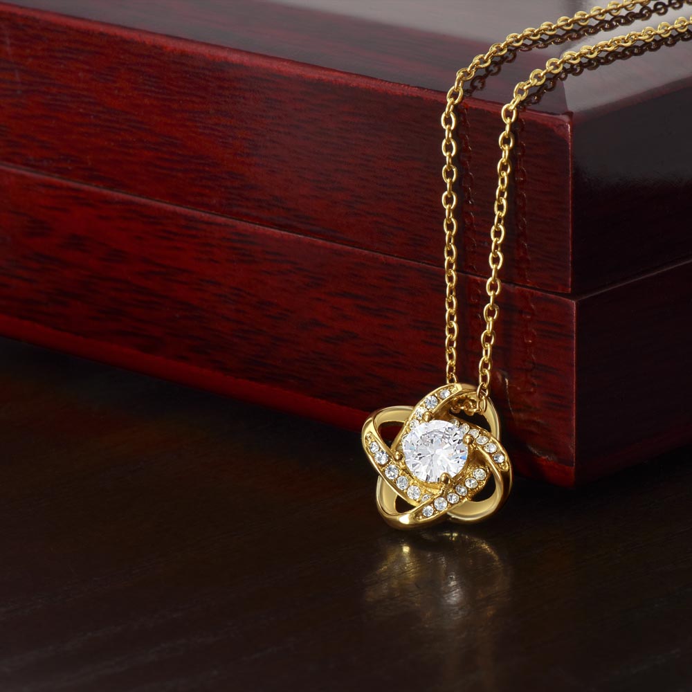 Eternal Bond Necklace – Gold-Plated with Cubic Zirconia