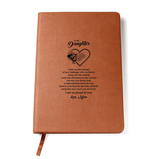 To My Daughter Butterfly Journal Moms Love Letter Notebook