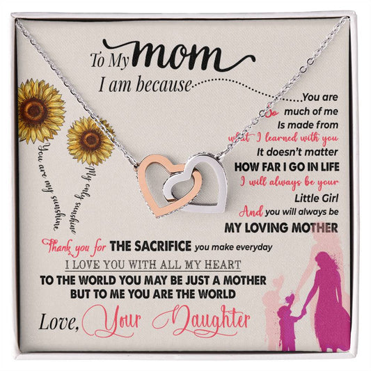 To My Mom, Thank You for Everything Necklace