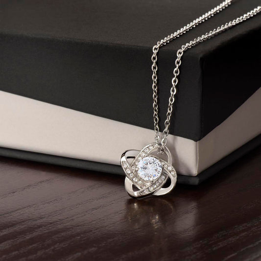 Eternal Bond Necklace – Gold-Plated with Cubic Zirconia